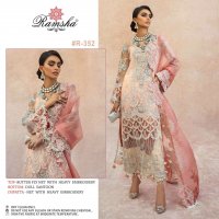 RAMSHA VOL 22 SERIES 351-354 PAKISTANI DESIGNER FANCY SUITS