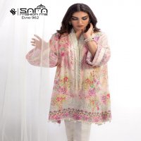 SAFA FASHION SF 962 HEAVY MASLIN  DESIGNER TOP WITH CIGARETTE PANTS