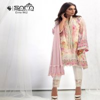 SAFA FASHION SF 962 HEAVY MASLIN  DESIGNER TOP WITH CIGARETTE PANTS