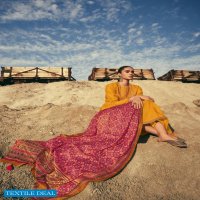 Varsha Ikat Wholesale Shopping Tussar Self Woven With Embroidery Salwar Kameez