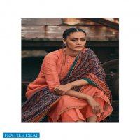Varsha Ikat Wholesale Shopping Tussar Self Woven With Embroidery Salwar Kameez