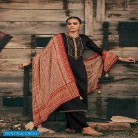 Varsha Ikat Wholesale Shopping Tussar Self Woven With Embroidery Salwar Kameez