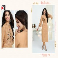 GRACIA BY S3 FOREVER CROMA SILK DESIGNER STYLISH CASUAL WEAR KURTIS