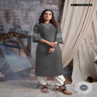 LUCKNOWI BY S3 FOREVER PREMIUM RAYON DESIGNER KURTI WITH PANTS