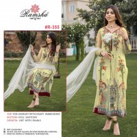 RAMSHA VOL 23 GEORGETTE PAKISTANI FANCY SUITS