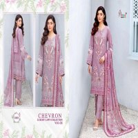 SHREE FABS CHEVRON LUXURY LAWN VOL 3 COTTON PAKISTANI FANCY SUITS