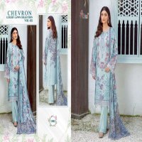 SHREE FABS CHEVRON LUXURY LAWN VOL 3 COTTON PAKISTANI FANCY SUITS