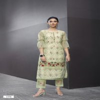 PLATINUM 2 BY VINK PURE ORGANZA  DESIGNER STYLISH KURTI WITH PANTS