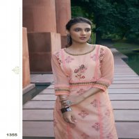 PLATINUM 2 BY VINK PURE ORGANZA  DESIGNER STYLISH KURTI WITH PANTS