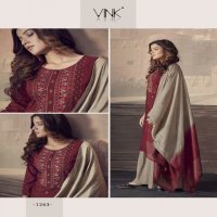 VINK PRESENTS SCRLET SILK CASUAL DESIGNER KURTI WITH MUSLISN SARARA