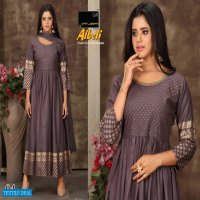 Manjeera Albeli Wholesale Reyon Gown With Dupatta
