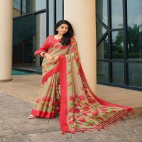 SHVETAMBAR LOTUS BRASSO COTTON FANCY DESIGNER SAREE SUPPLIER