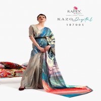 RAJ TEX KAZO DIGITAL DESIGNER  SAREE EXCLUSIVE COLLECTION