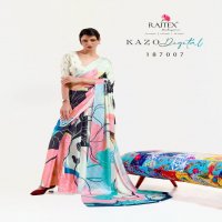 RAJ TEX KAZO DIGITAL DESIGNER  SAREE EXCLUSIVE COLLECTION