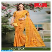 Art Decor Devika Wholesale Handloom Cotton Base Sarees