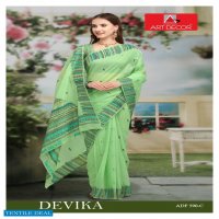Art Decor Devika Wholesale Handloom Cotton Base Sarees