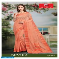 Art Decor Devika Wholesale Handloom Cotton Base Sarees
