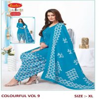 BAALAR COLOURFUL VOL 9 PURE COTTON DESIGNER PRINTED READY MADE DRESS