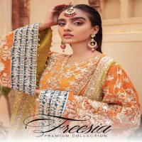 Freesia By Maryum N Maria Embroidered Chiffon Original Pakistani Dress