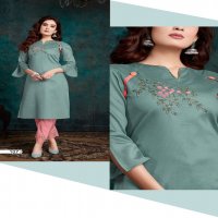SHERON VISCOSE MUSLIN DESIGNER SYLISH KURTI WITH PANTS  COLLECTION