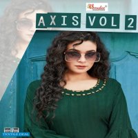 AXIS VOL 2 BY SMYLEE BOMBAY VELVET FANCY CASUAL WEAR KURTI