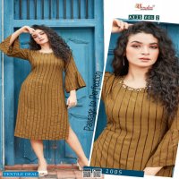 AXIS VOL 2 BY SMYLEE BOMBAY VELVET FANCY CASUAL WEAR KURTI