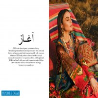 Aghaz By Nur Embroidered Lawn Suits With Digital Printed Lawn Dupatta Pakistani Dress