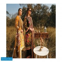 Aghaz By Nur Embroidered Lawn Suits With Digital Printed Lawn Dupatta Pakistani Dress
