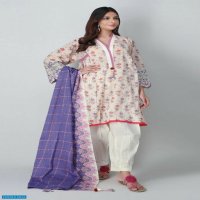 KHAADI My Symphony 2pc Embroidered Lawn Shirts with Printed Lawn Dupatta.