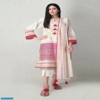 KHAADI My Symphony 2pc Embroidered Lawn Shirts with Printed Lawn Dupatta.