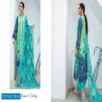 Nureh Unstitched Lawn Karandi Collection With Embroidered Chiffon Dupatta