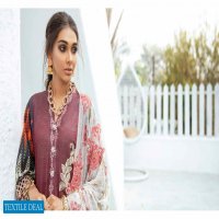 Nureh Unstitched Lawn Karandi Collection With Embroidered Chiffon Dupatta