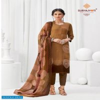 Suryajyoti Zaira Vol-10 Wholesale Cotton With Chiffon Dupatta Dress