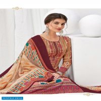 Suryajyoti Zaira Vol-10 Wholesale Cotton With Chiffon Dupatta Dress