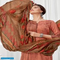 Suryajyoti Zaira Vol-10 Wholesale Cotton With Chiffon Dupatta Dress