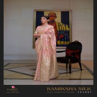 RAJ TEX PRESENTS KAMIKSHA SILK DESIGNER INDIAN WOMEN SAREE COLLECTION