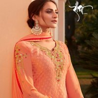 Radha Trendz Classic Brasso Embroidered Salwar Kameez