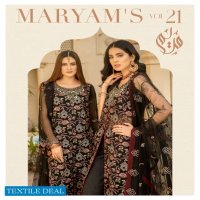 MARYAM’S VOL-21 LUXURY EMBROIDERED CHIFFON COLLECTION (2021)