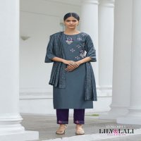 LILY AND LALI PRESENTS MALANIKA BEMBER SILK DESIGNER STYLISH KURTIS