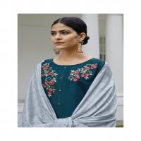 LILY AND LALI PRESENTS MALANIKA BEMBER SILK DESIGNER STYLISH KURTIS
