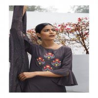 LILY AND LALI PRESENTS MALANIKA BEMBER SILK DESIGNER STYLISH KURTIS