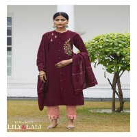 LILY AND LALI PRESENTS MALANIKA BEMBER SILK DESIGNER STYLISH KURTIS