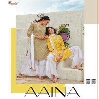 AAINA BY SMYLEE BANDHEJ RAYON READYMADE SHARARA SUITS