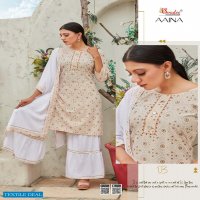 AAINA BY SMYLEE BANDHEJ RAYON READYMADE SHARARA SUITS