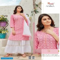AAINA BY SMYLEE BANDHEJ RAYON READYMADE SHARARA SUITS