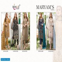 RINAZ MARYAMS GOLD VOL 12 GEORGETTE EXCLUSIVE WORK PAKISTANI SUITS