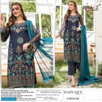 RINAZ MARYAMS GOLD VOL 12 GEORGETTE EXCLUSIVE WORK PAKISTANI SUITS