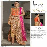 Imrozia Suraj Ghar Chiffon Embroidered Original Pakistani Salwar Kameez