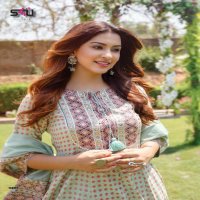 S4U GULABO VOL 2 COTTON RAYON READYMADE PARTY WEAR FANCY SUITS WHOLESALER