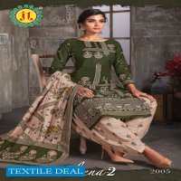 JT Aleena Vol-2 Wholesale Pure Cotton Formal Dress Material